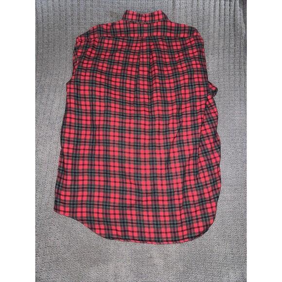 Polo Ralph Lauren Elliott 100% Cotton Designer Logo Button Down Plaid - Picture 6 of 6